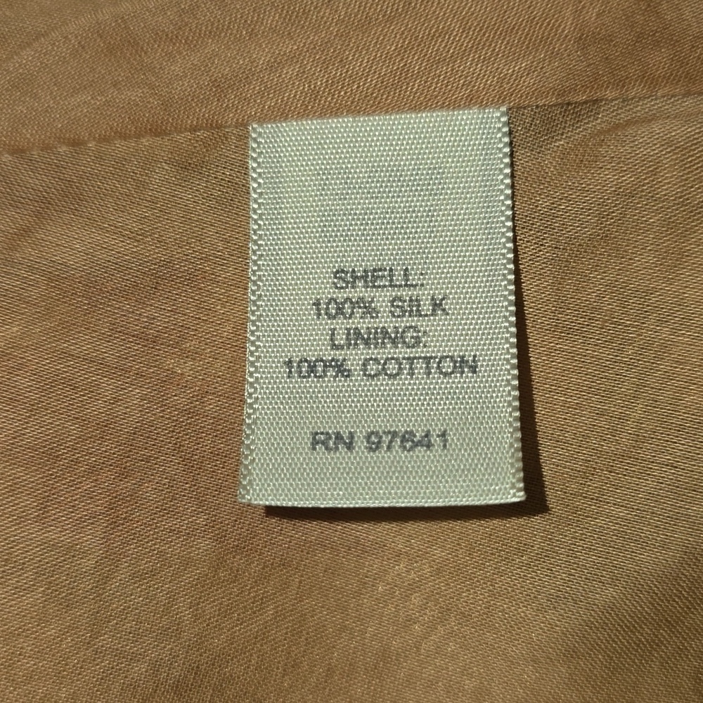 J. Jill Womens Silk Skirt A Line Lined Side Zip Ikat Print - Picture 7 of 7